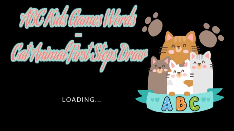 ABC Kids Games Words - Cat Animal First Steps Draw screenshot-4