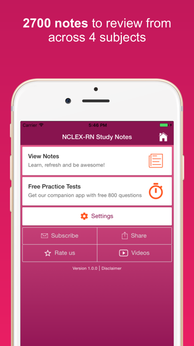 How to cancel & delete NCLEX-RN Study Notes from iphone & ipad 1