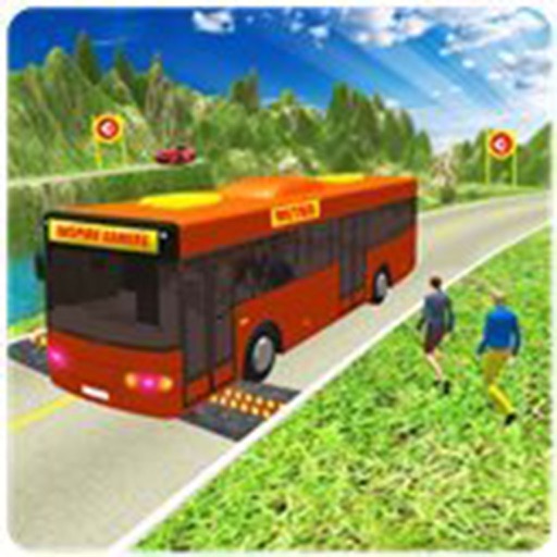 Crazy Bus Mountain Drive 3d Icon