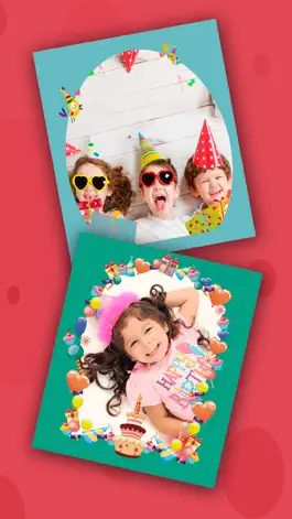Game screenshot Birthday party photo frames for kids apk