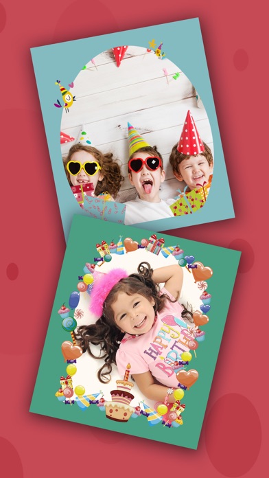 Birthday party photo frames for kids screenshot 2