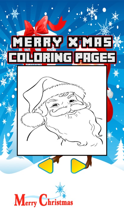 Santa Claus Coloring Page Christmas Book for Kids