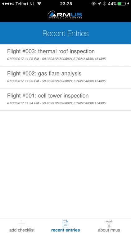 RMUS UAV Pilot PreFlight Compliance Checklist