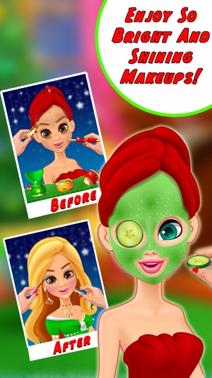 Christmas Doll Wedding Salon - Makeover & Dress Up(圖1)-速報App