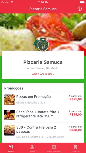 Pizzaria Samuca Delivery