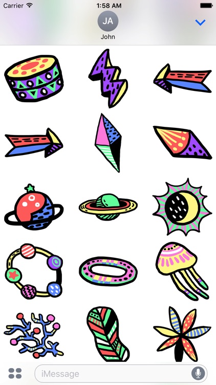Galaxy - Space Objects Doodle Stickers screenshot-3
