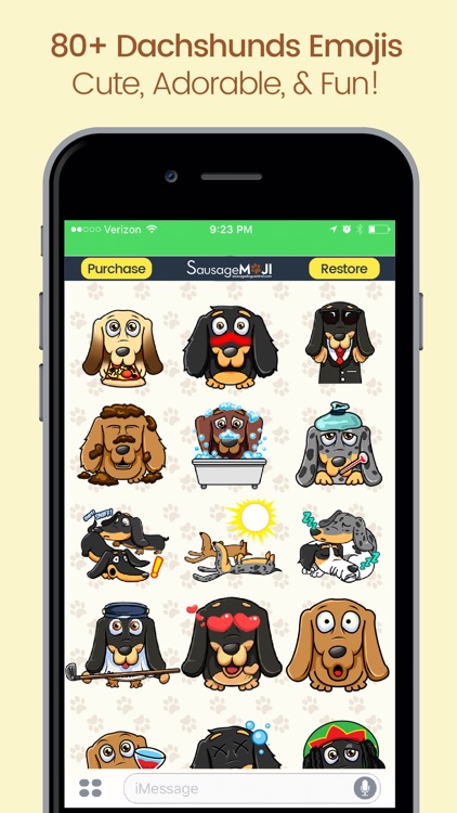 SausageMOJI - Dachshund themed emojis!
