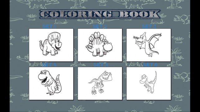 Coloring Book - T rex Dinosaur Kids Lear