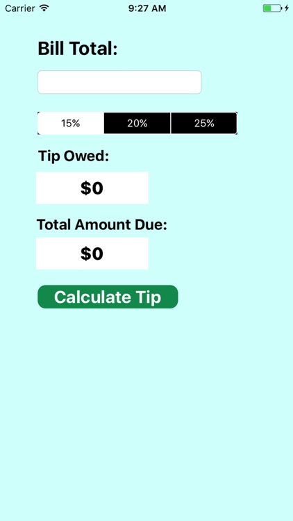 My Personal Tip Calculator