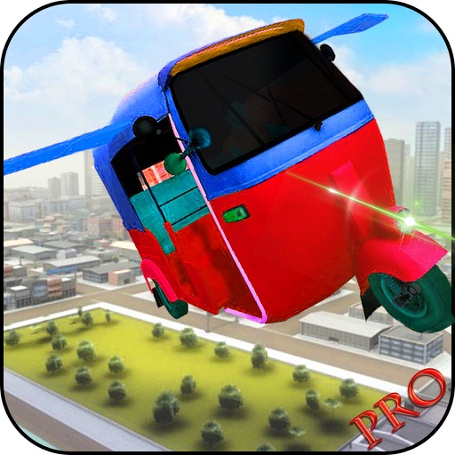 Auto Flying Tuk Tuk Rickshaw Adventure 3D icon