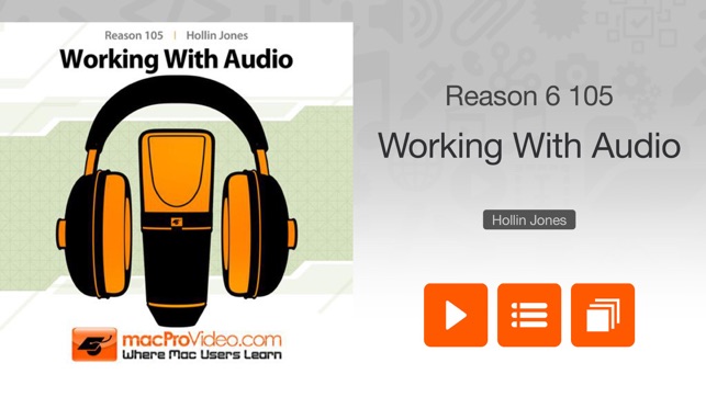 MPV's Reason 6 105 - Working With Audio(圖1)-速報App