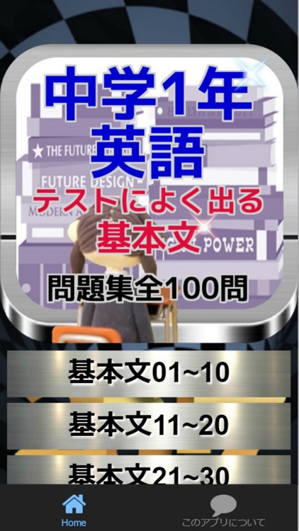 中学1年英語『テストによく出る基本文問題集全100問』