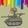 Monster Tanks Coloring Drawing Book Games