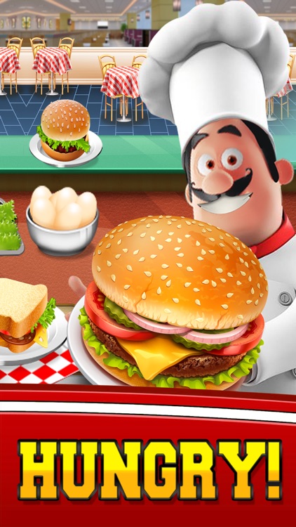 Food Cafe Kitchen Chef : Cooking Maker kids Games