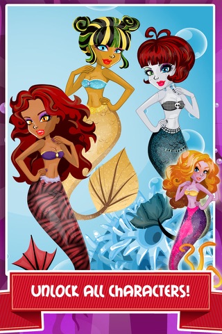 Monster Mermaid Dress-Up – Games for Girls Free screenshot 3