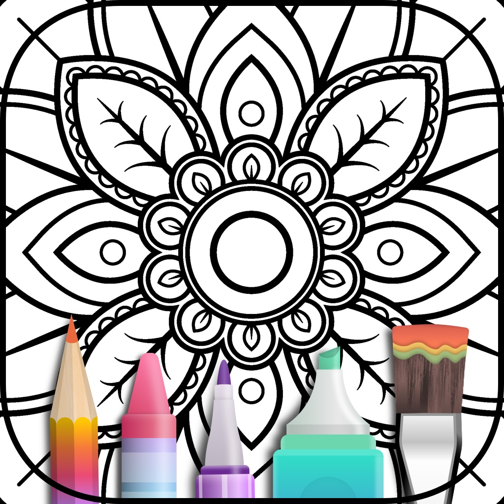 Get Mandala Coloring Book for iOS, iPhone, iPad Aso Report
