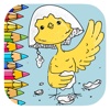 Coloring Drawing Page Chick Game Education