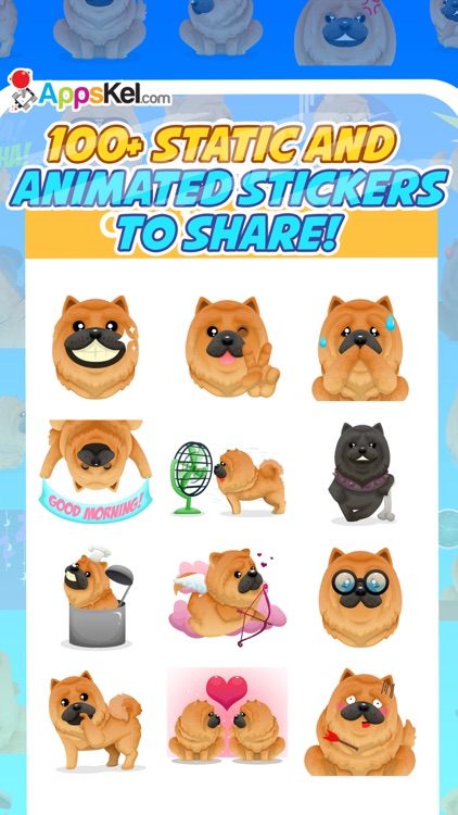 Chowmoji: Chow-Chow Dog Emoji & Stickers App
