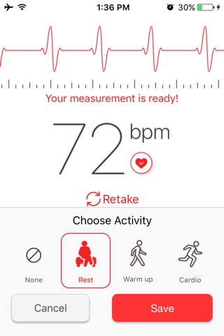 Cardiograph screenshot 2