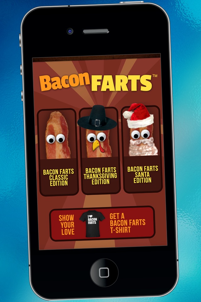Bacon Farts App - Best Fart Sounds - Santa Edition screenshot 2