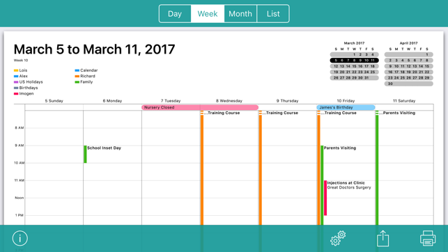 Cal Printer - Print Your Calendar(圖2)-速報App