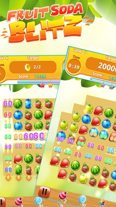 Fruit Soda Blitz-match puzzle screenshot 2
