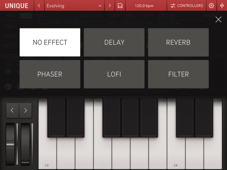 Unique for iPad - Analog Synth screenshot-3