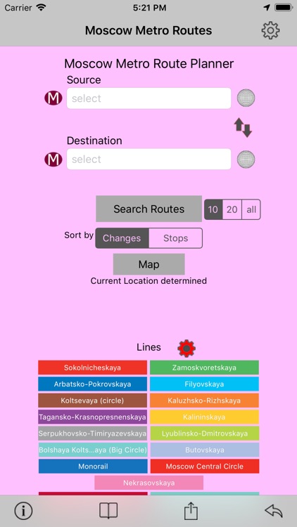 Moscow Metro Route Planner