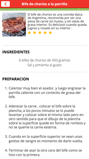 Recetas de Cocina Argentina(圖3)-速報App