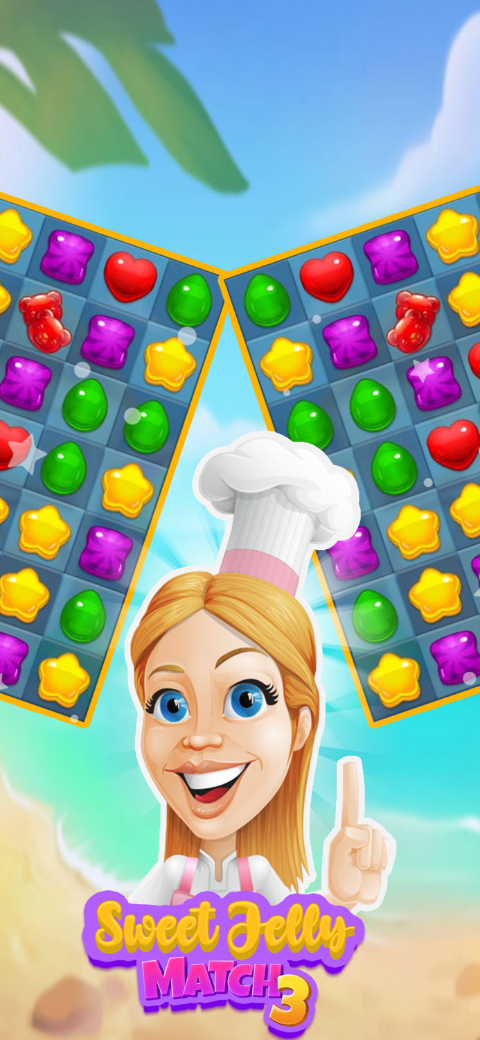 Sweet Jelly Match 3 Puzzle