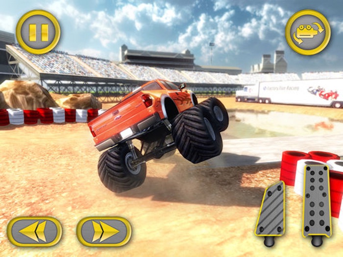 트럭 시험 운전 주차 Offroad Mania Games