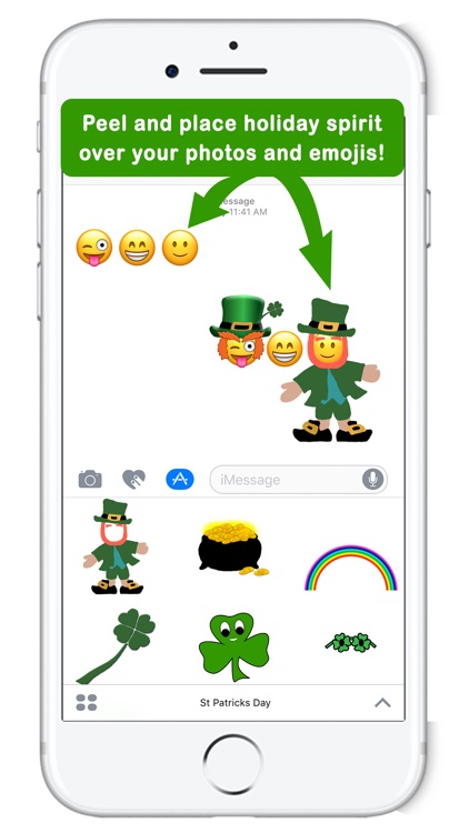 Five Little Leprechauns St. Patrick's Day Stickers
