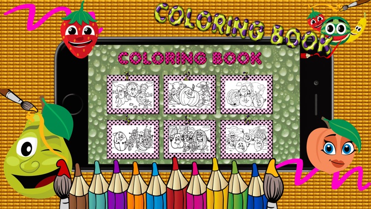 game learning vegetable : drawing games for kids