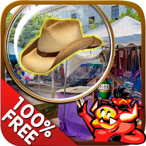 Market Place Hidden Objects Secret Mystery Puzzles Icon