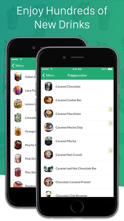 Secret Menu for Starbucks Free - Coffee Recipes.