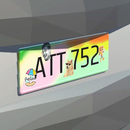 DIY Number Plate icon