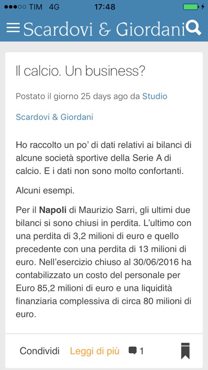 Scardovi e Giordani App