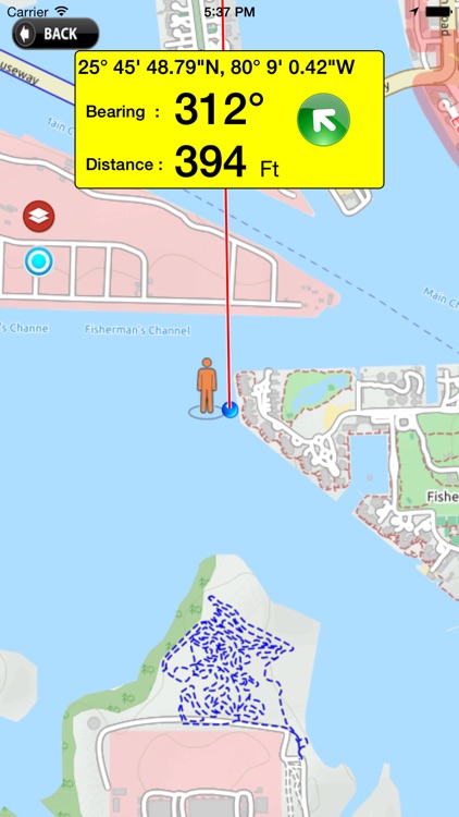 MOB Quick Waypoint man overboard GPS map tracking screenshot-4