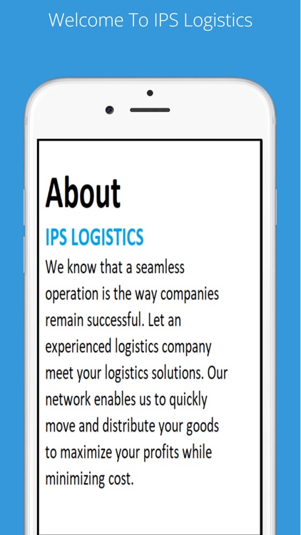 IPS Logistics -Pickup Delivery screenshot-4