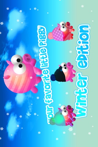 Lil Piggy Winter Edition HD - Animal Runner screenshot 2