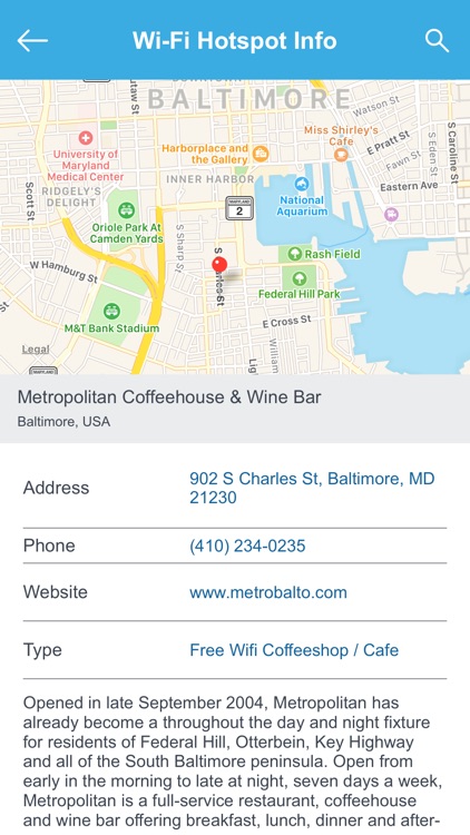Baltimore Wifi Hotspots