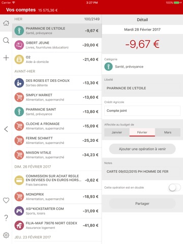 NESTOR gestion budget & compte screenshot 2