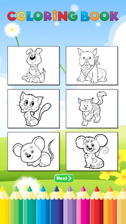 Dog Cat Rat Coloring - Activities for Kids screenshot-4