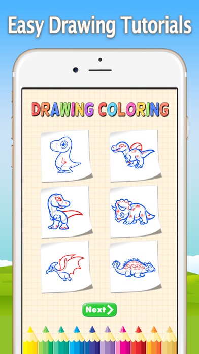 How to cancel & delete How to Draw Dinosaurs - Dino Drawing and Coloring from iphone & ipad 3