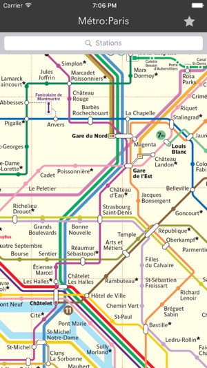 Métro:Paris - Plan & horaire disponible hors ligne(圖2)-速報App