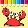 Free Coloring Red Crab Game For Children