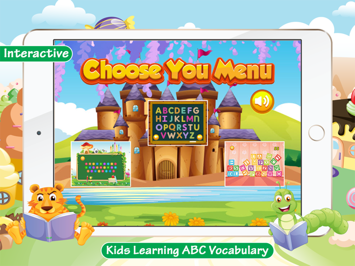 無料ゲームのためのABC語彙を学ぶ子供たち Alphabet Games