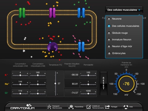 Craytonium Interactive Neurophysiology screenshot 2