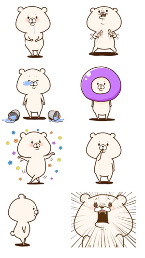 Funny Bear Stickers(圖4)-速報App