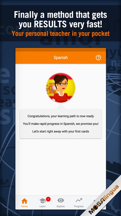 Learn Spanish - MosaLingua screenshot-0